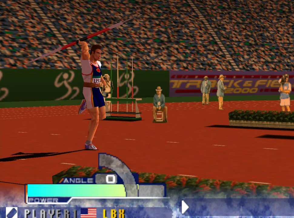 Backdrop artwork for International Track & Field 2000