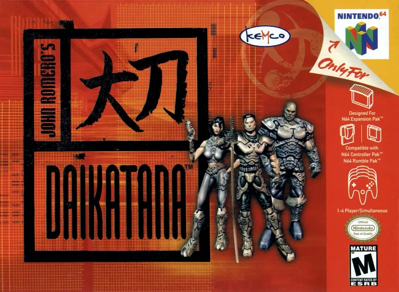 John Romero's Daikatana box art