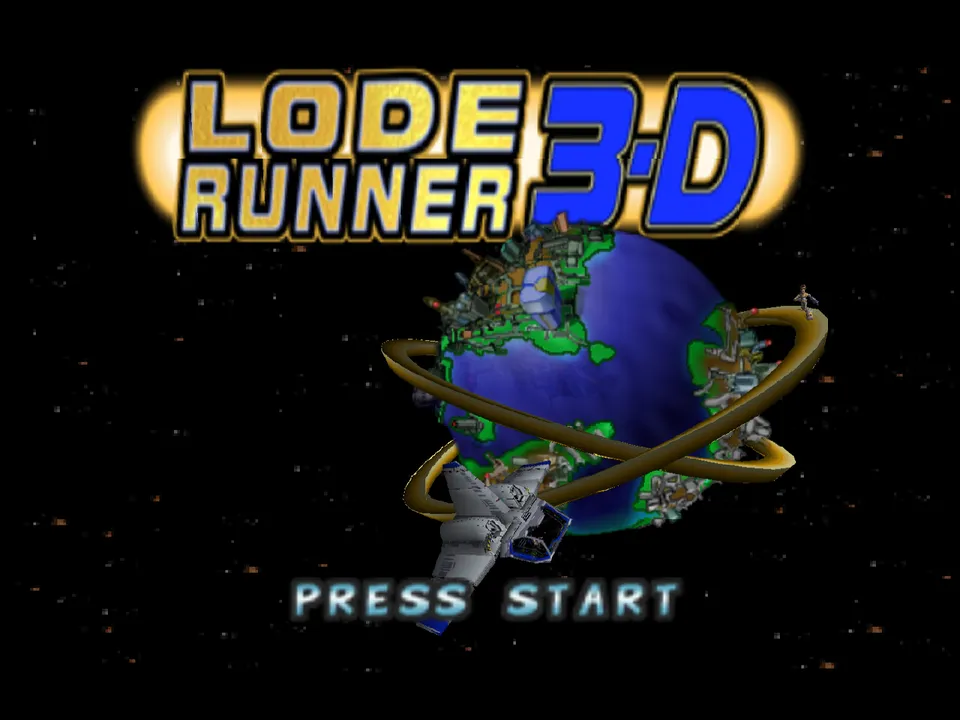Lode Runner 3-D screenshot