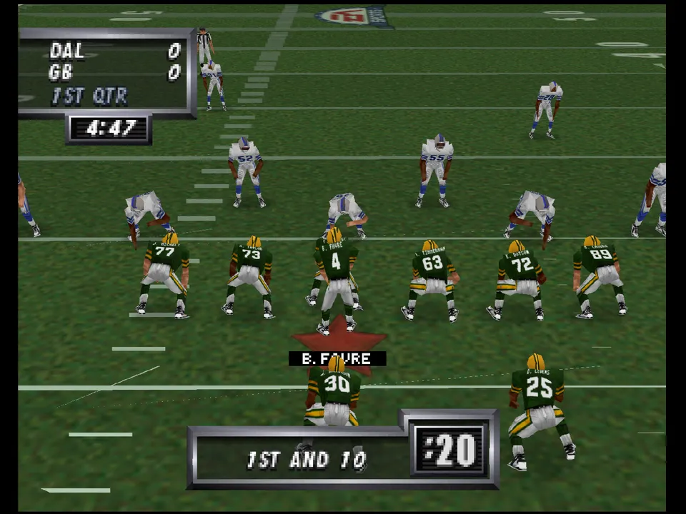 Madden Football 64 screenshot