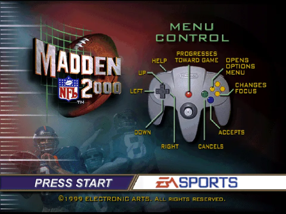 Madden NFL 2000 screenshot