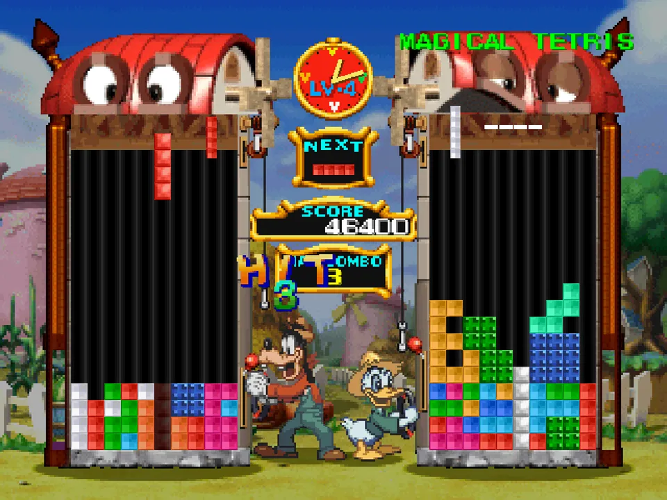 Backdrop artwork for Magical Tetris Challenge
