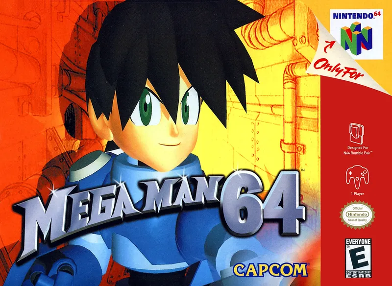 Mega Man 64 box art