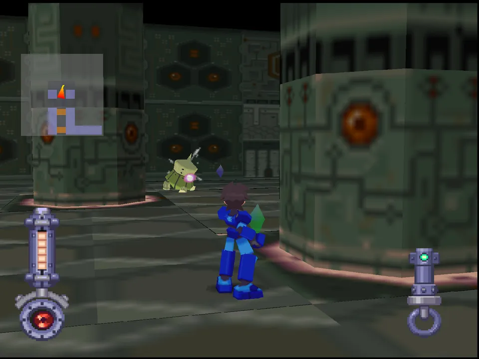 Backdrop artwork for Mega Man 64