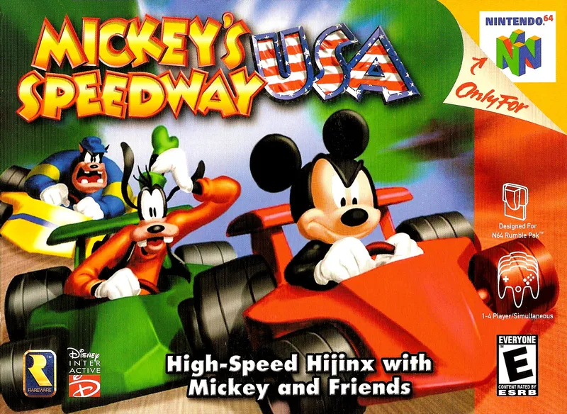 Mickey's Speedway USA box art