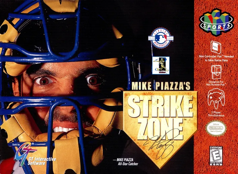 Mike Piazza's Strike Zone box art