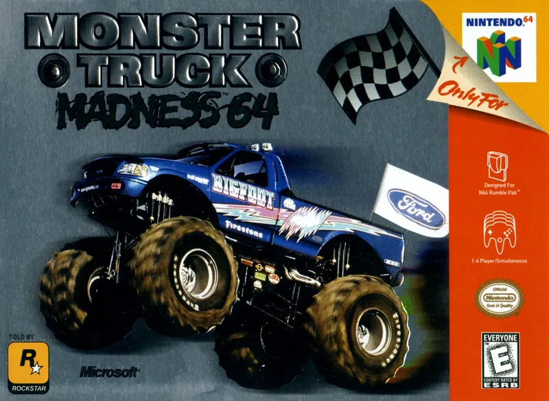 Monster Truck Madness 64 box art