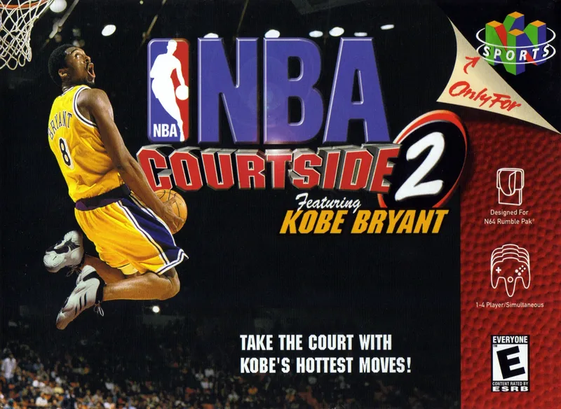 NBA Courtside 2 Featuring Kobe Bryant box art