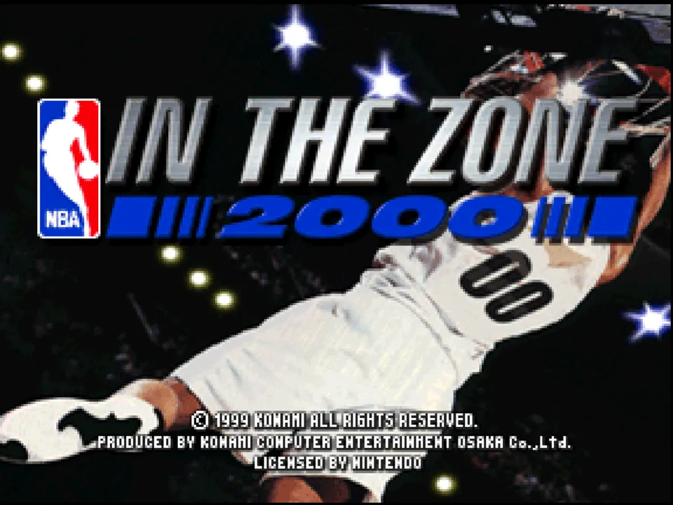 NBA in the Zone 2000 screenshot