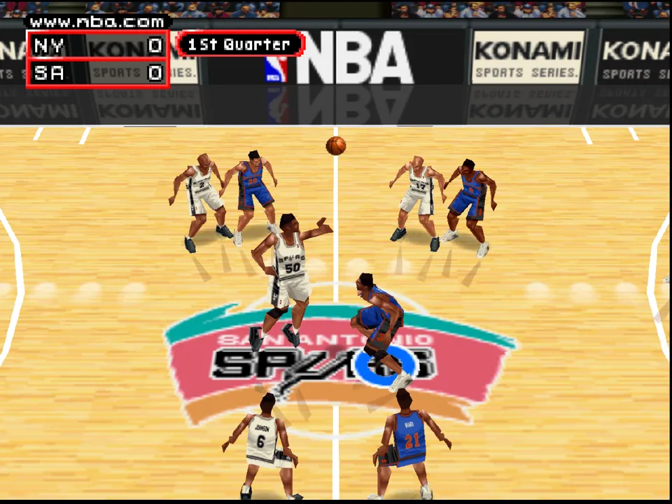 NBA in the Zone 2000 screenshot