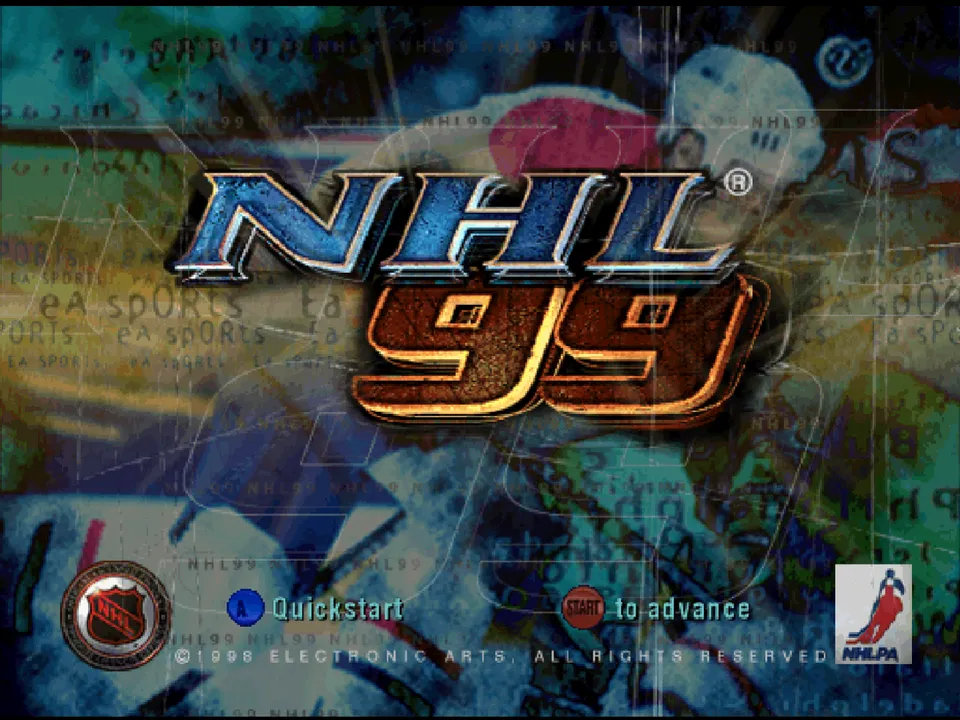 NHL 99 screenshot