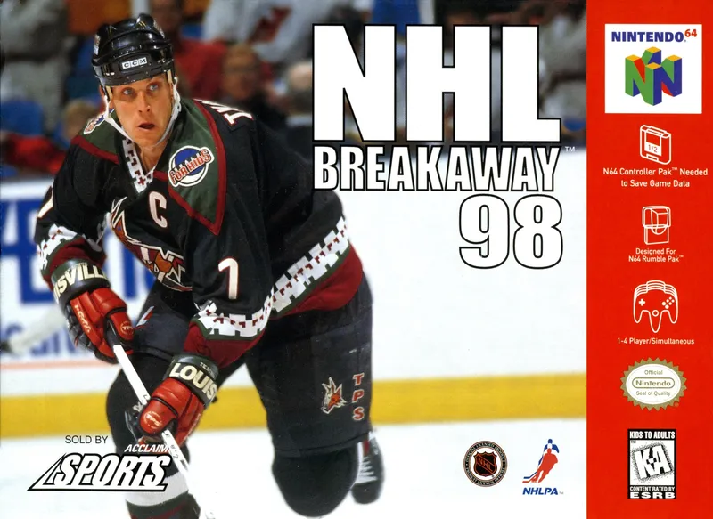 NHL Breakaway 98 box art