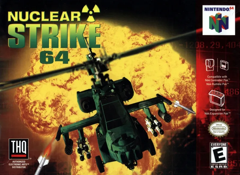 Nuclear Strike 64 box art