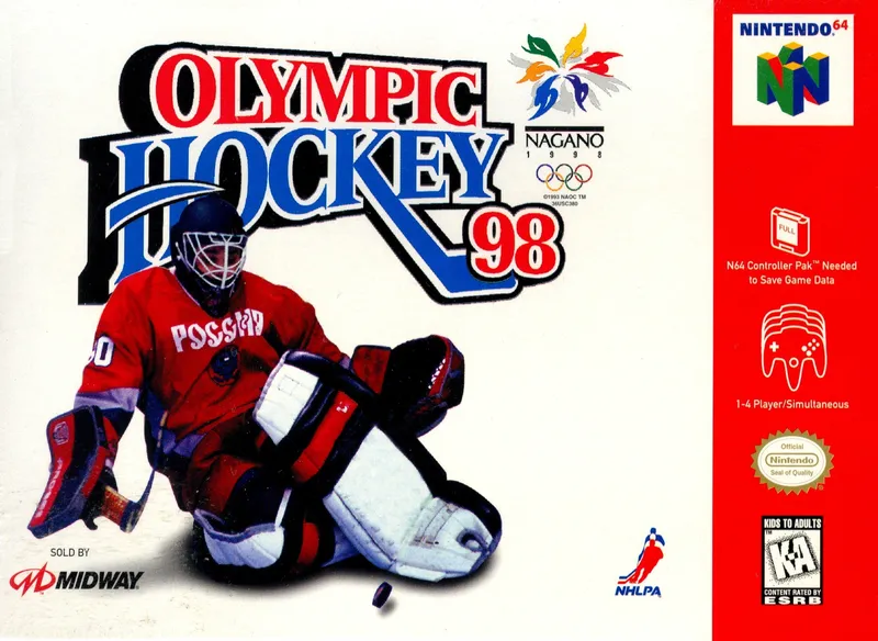 Olympic Hockey 98 box art