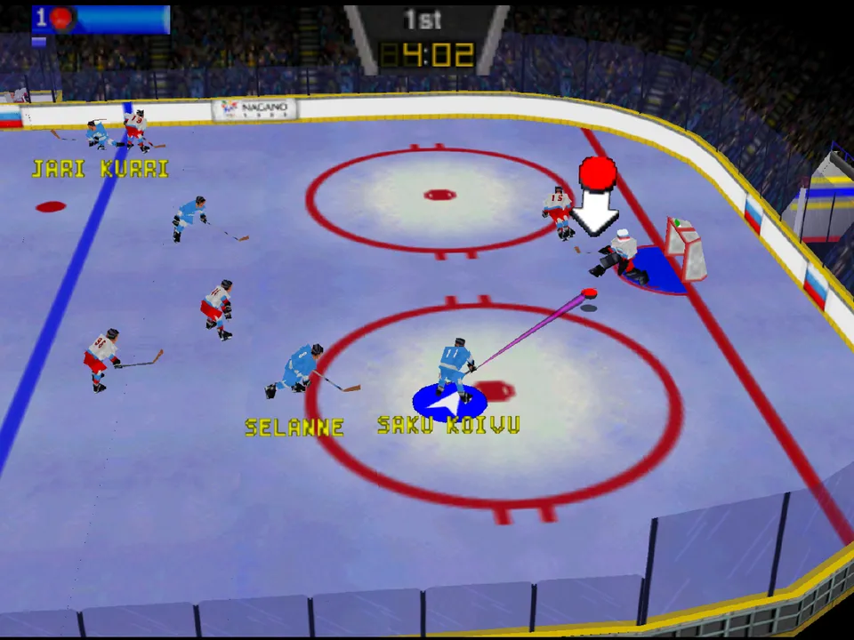 Backdrop artwork for Olympic Hockey 98