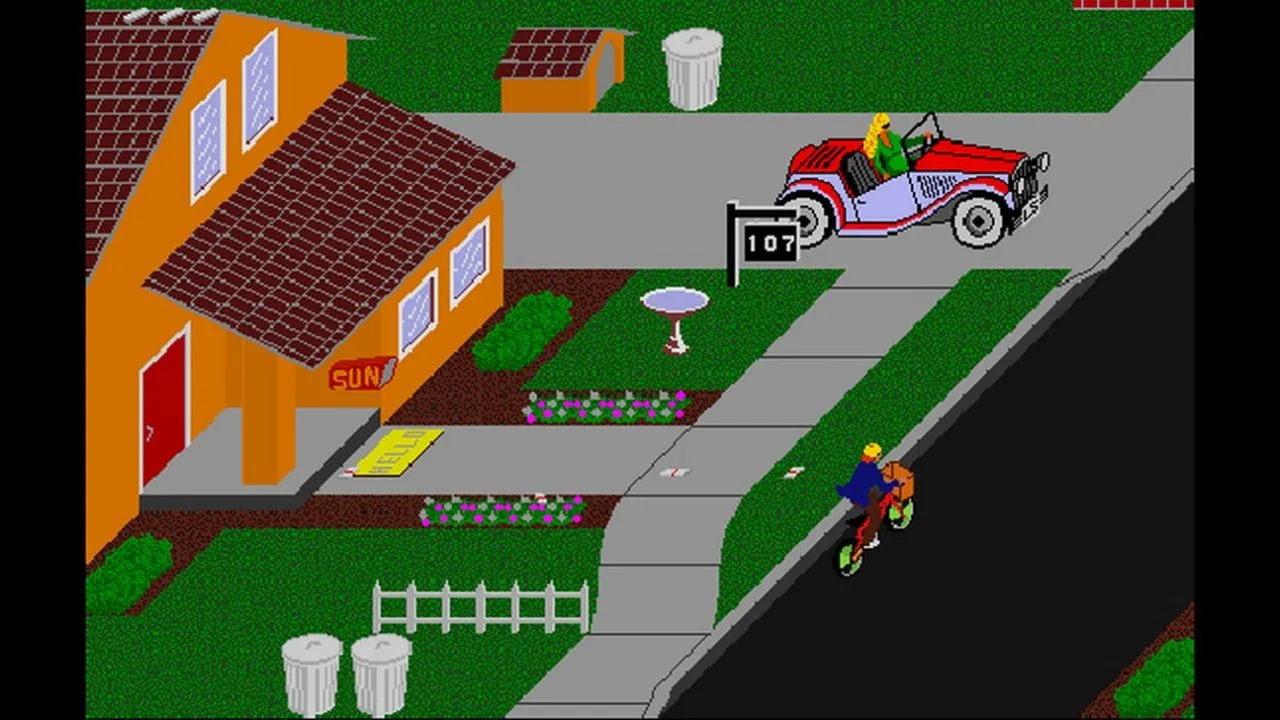 Backdrop artwork for Paperboy