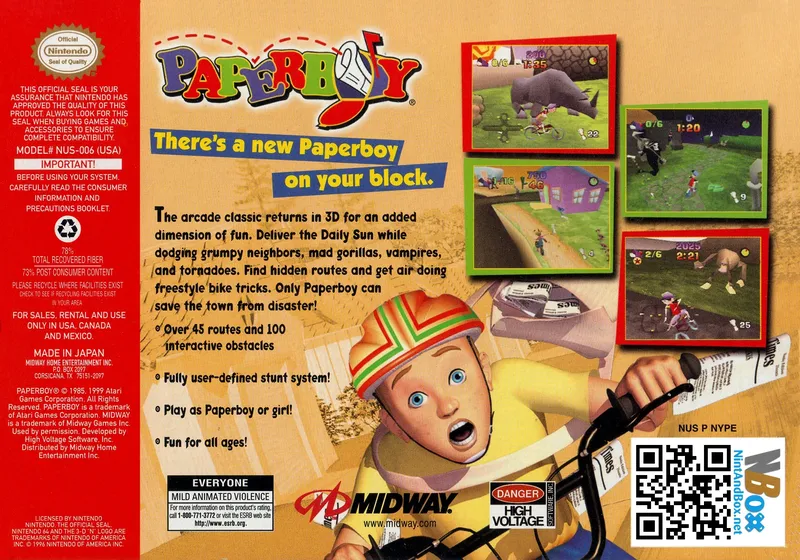 Paperboy box back