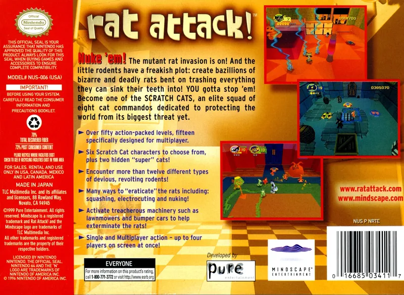 Rat Attack! box back