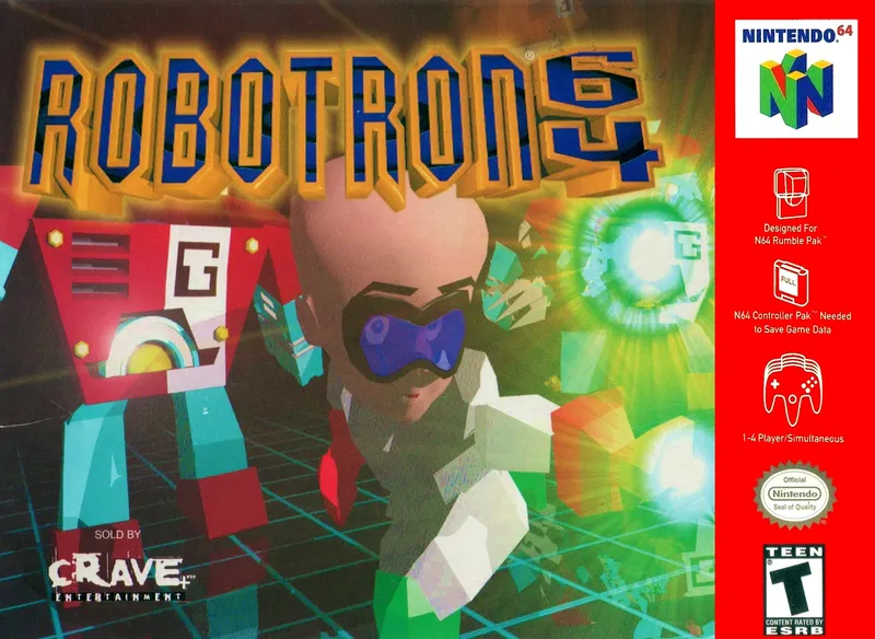 Robotron 64 box art