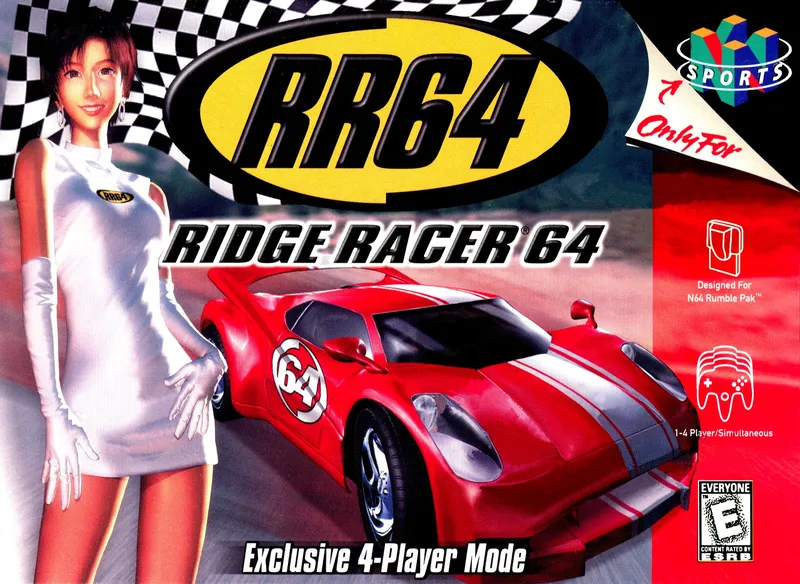 RR64: Ridge Racer 64 box art