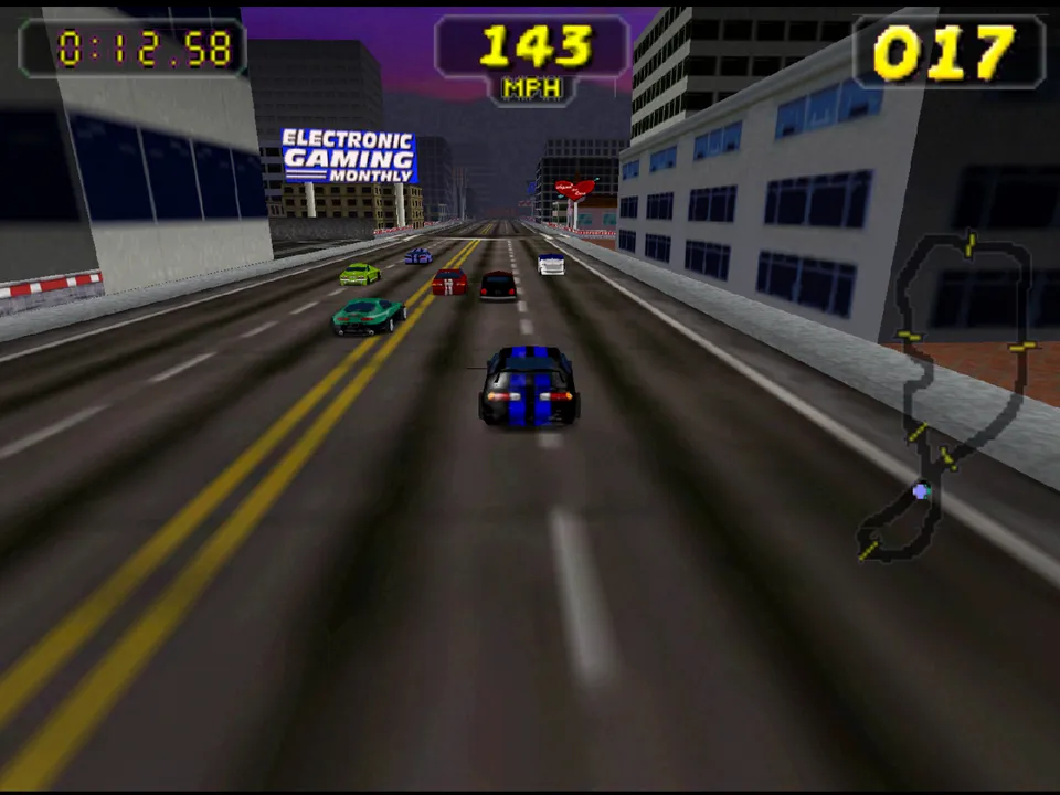 Backdrop artwork for Rush 2: Extreme Racing USA
