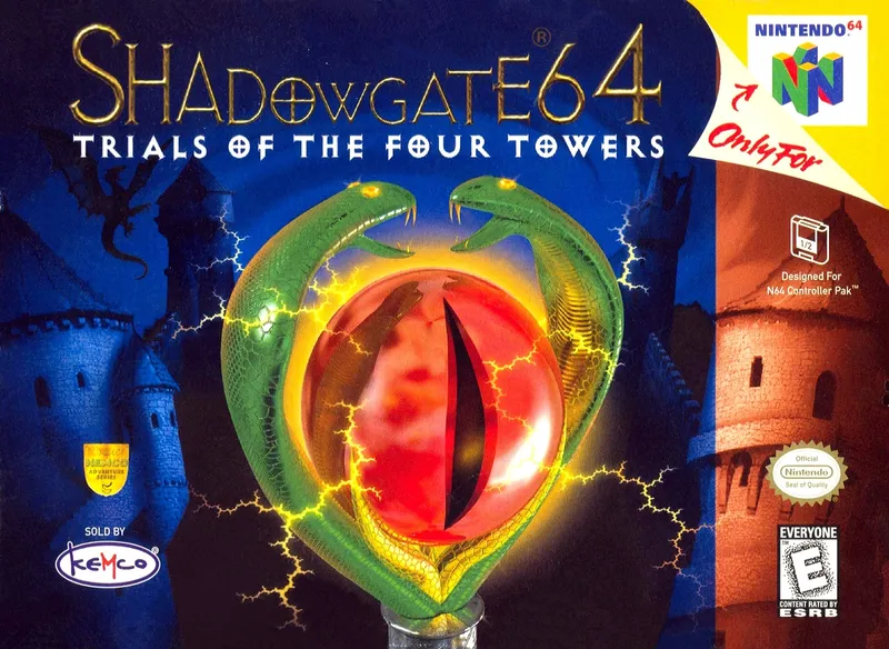 Shadowgate 64: Trials of the Four Towers box art