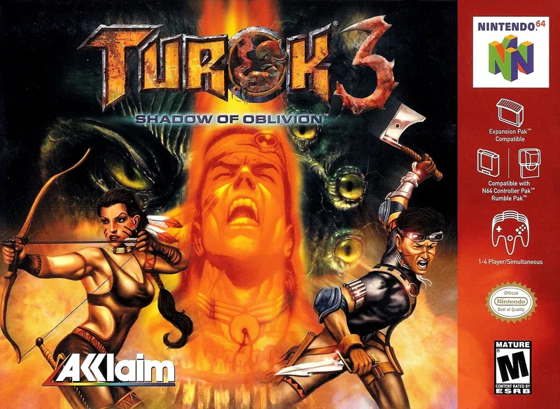 Turok 3: Shadow of Oblivion box art