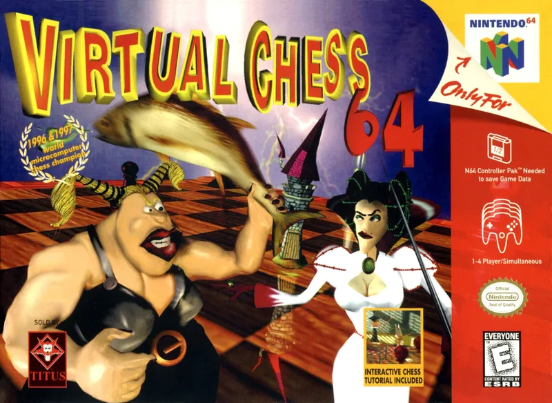 Virtual Chess 64 box art