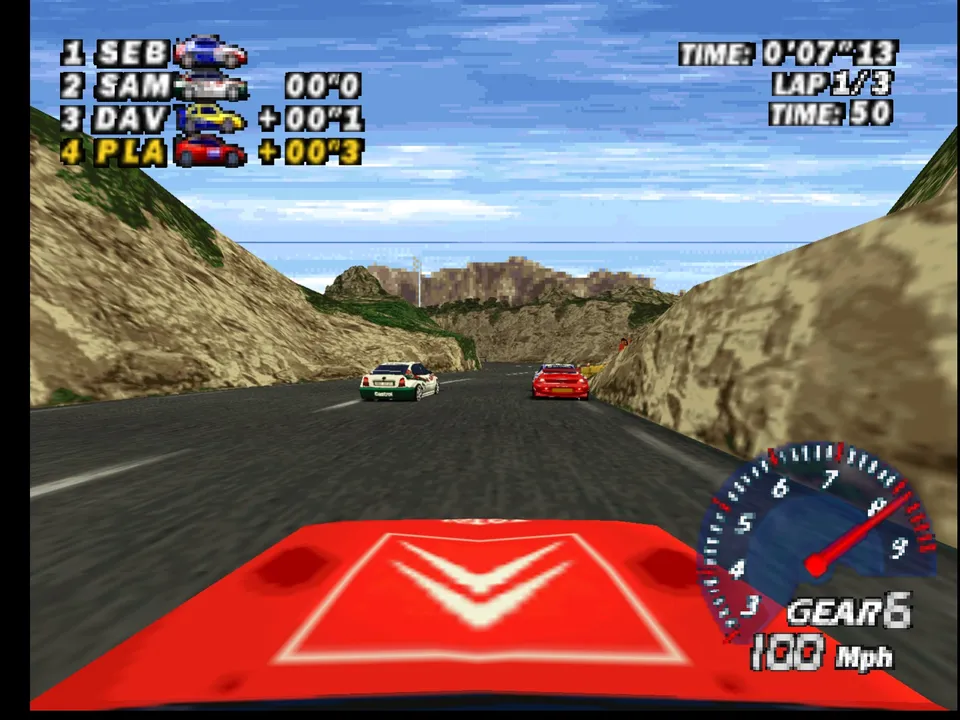 Backdrop artwork for V-Rally Edition 99
