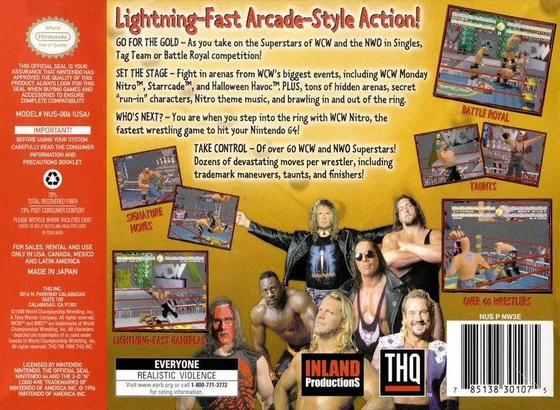 WCW Nitro box back