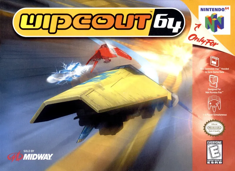 Wipeout 64 box art