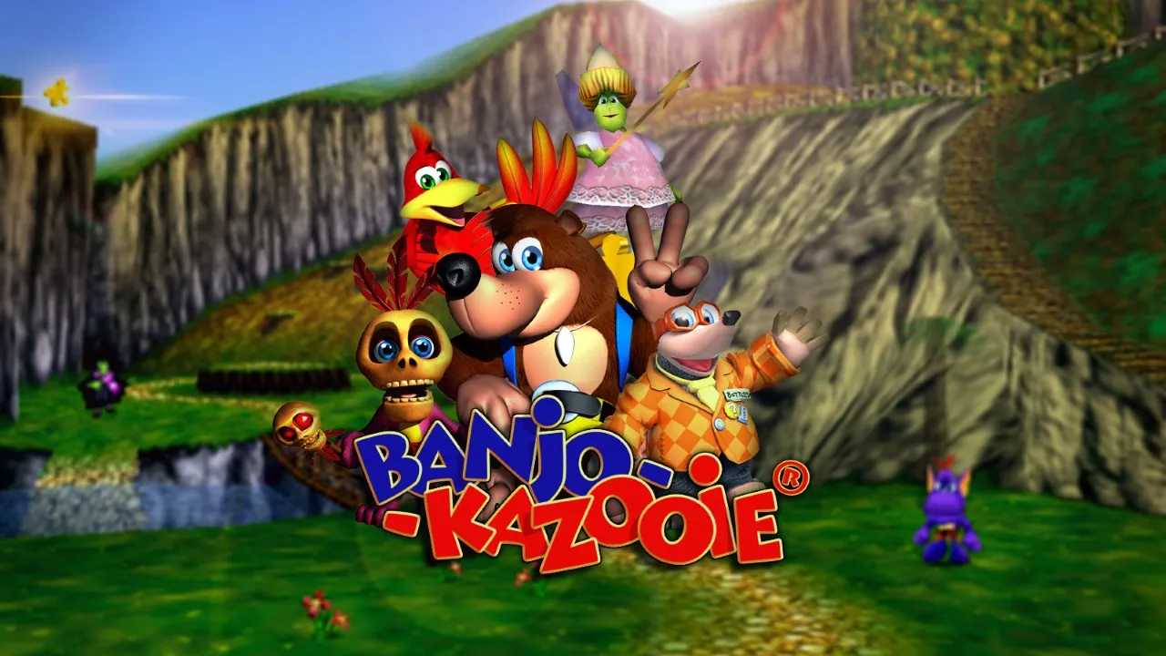 Backdrop artwork for Banjo-Kazooie