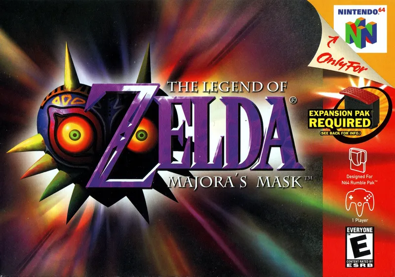 The Legend of Zelda: Majora's Mask box art