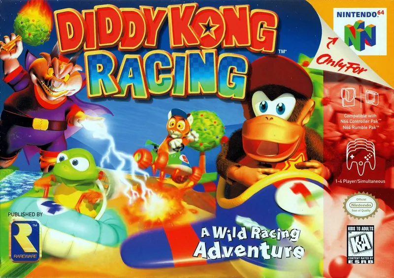 Diddy Kong Racing box art