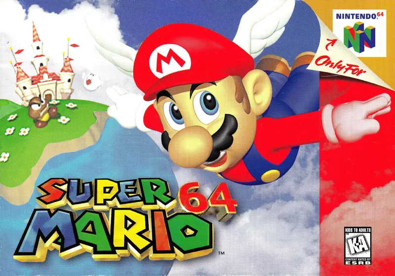 Super Mario 64 box art