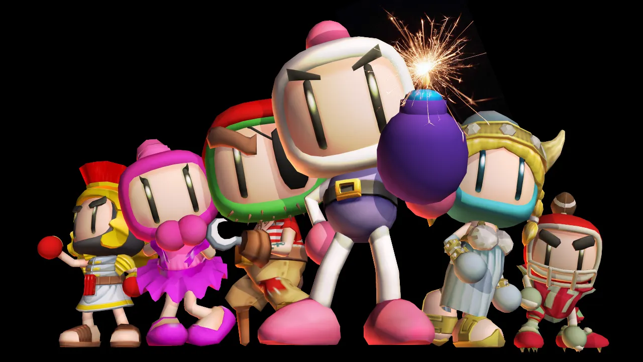 Backdrop artwork for Bomberman Hero