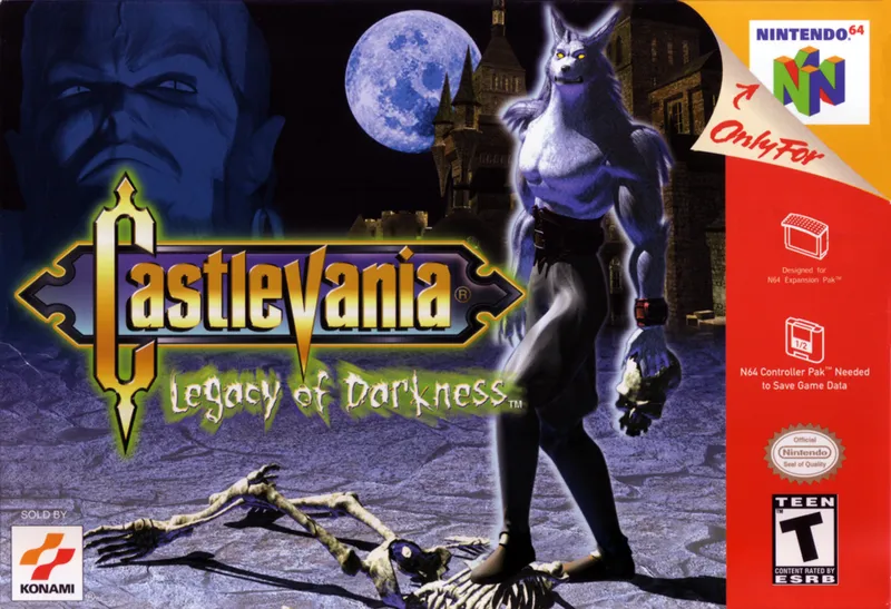 Castlevania: Legacy of Darkness box art