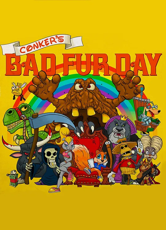 Conker's Bad Fur Day box art