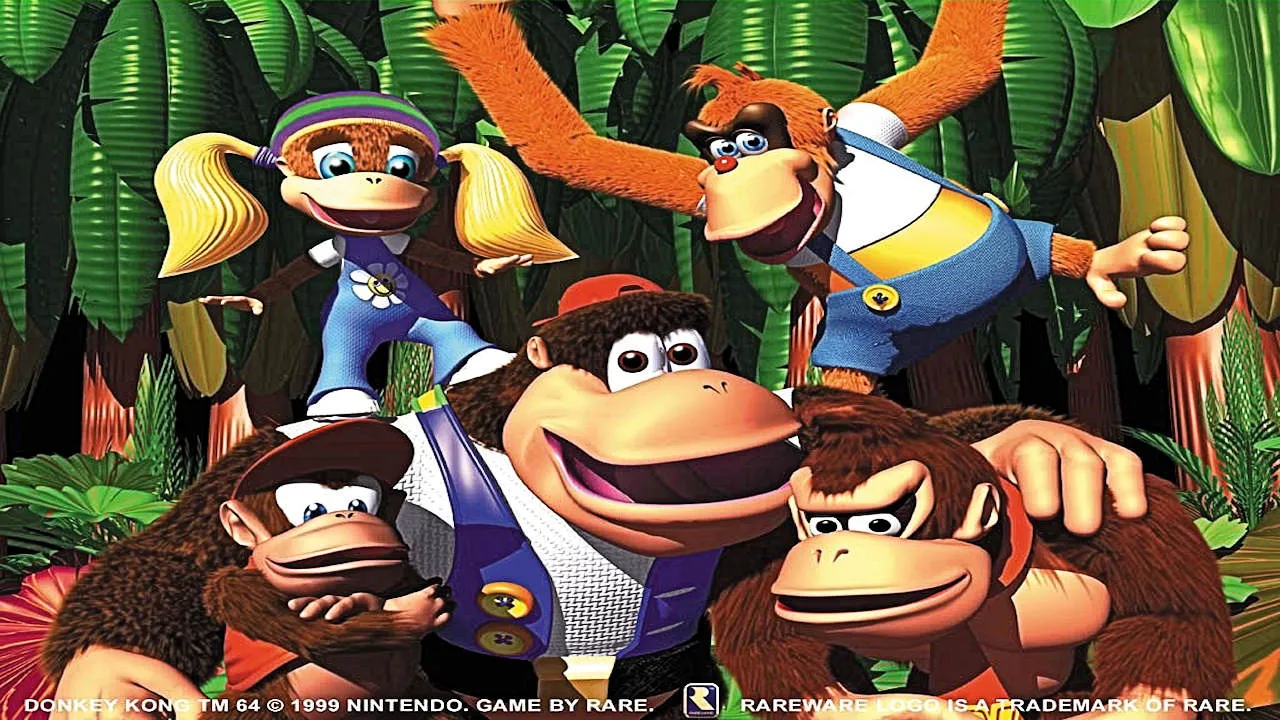 Backdrop artwork for Donkey Kong 64