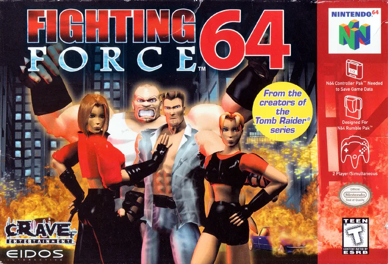 Fighting Force 64 box art