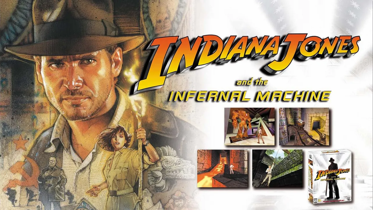 Backdrop artwork for Indiana Jones and the Infernal Machine