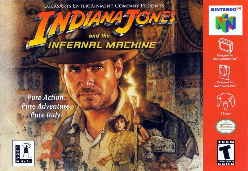 Indiana Jones and the Infernal Machine box art