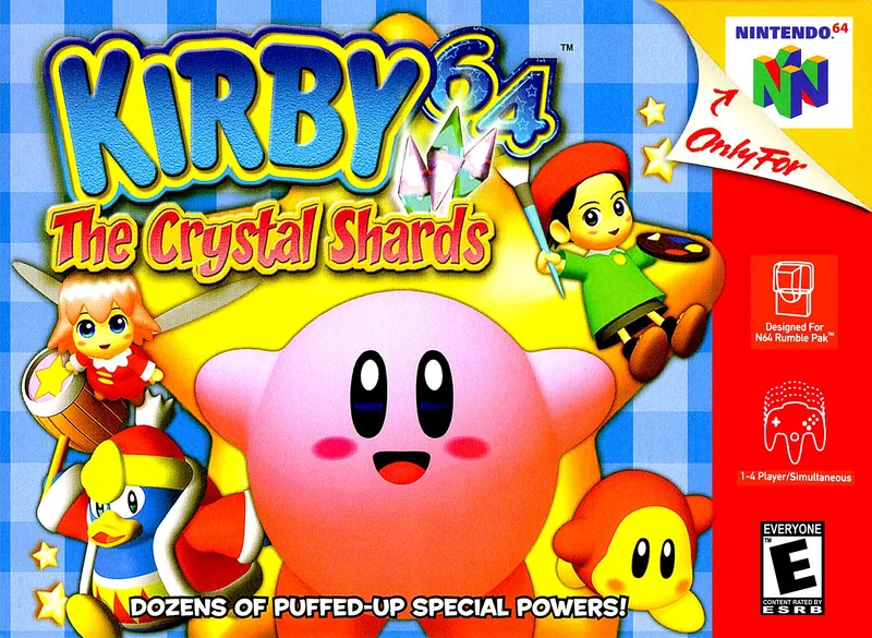 Kirby 64: The Crystal Shards box art