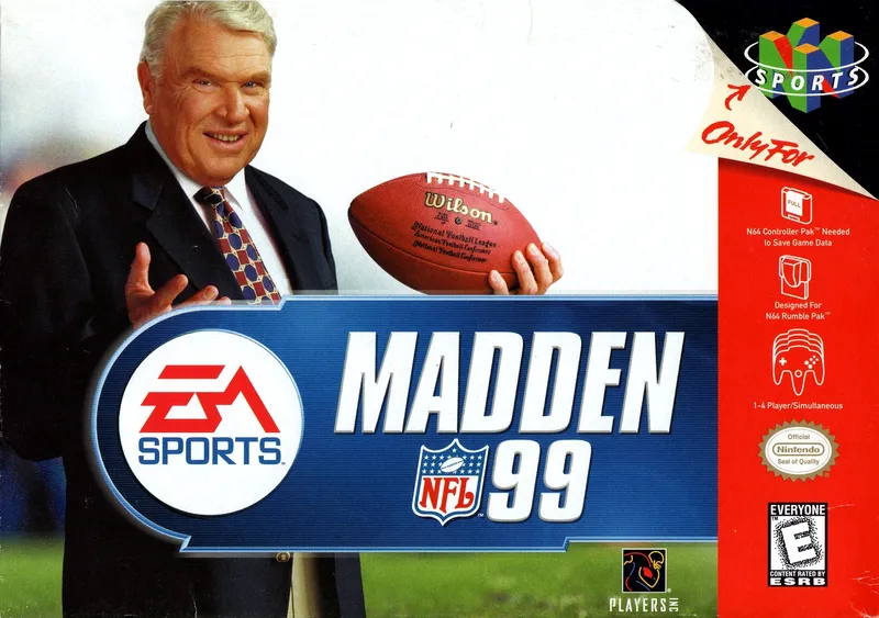 Madden NFL 99 box art