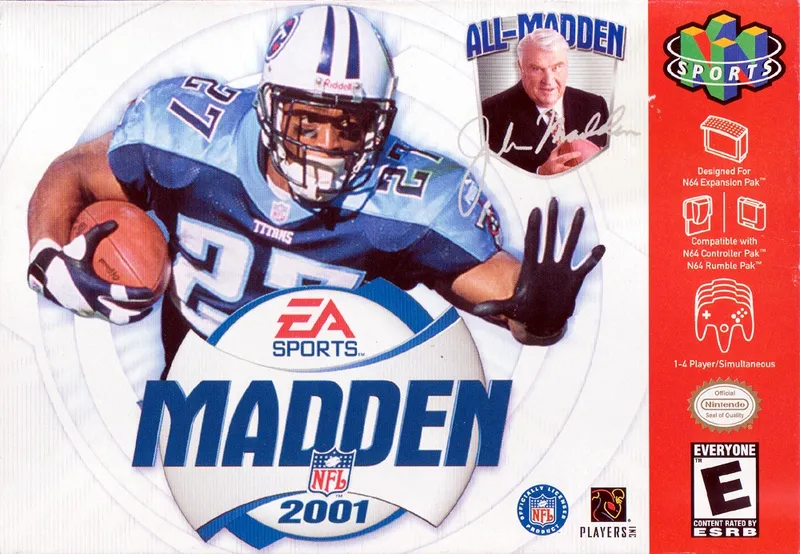 Madden NFL 2001 box art
