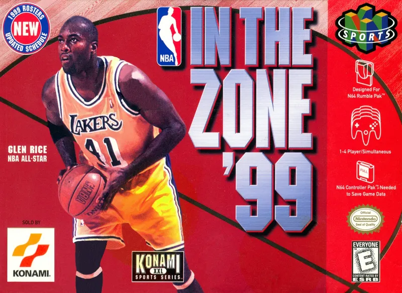 NBA in the Zone '99 box art