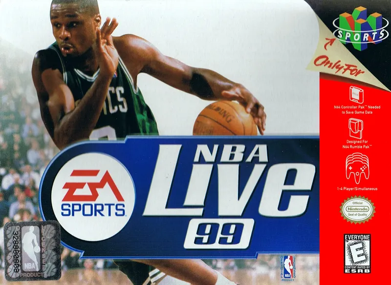 NBA Live 99 box art