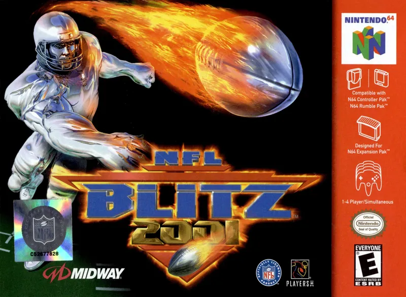 NFL Blitz 2001 box art