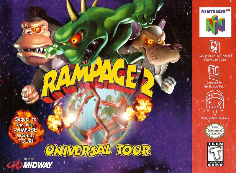 Rampage 2: Universal Tour box art