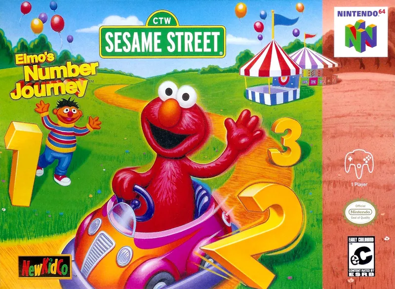 Sesame Street: Elmo's Number Journey box art